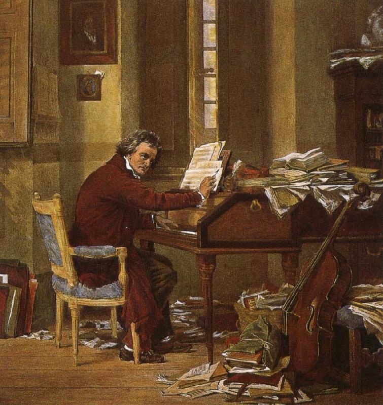 robert schumann A 19th century artists created the impression that Beethoven County